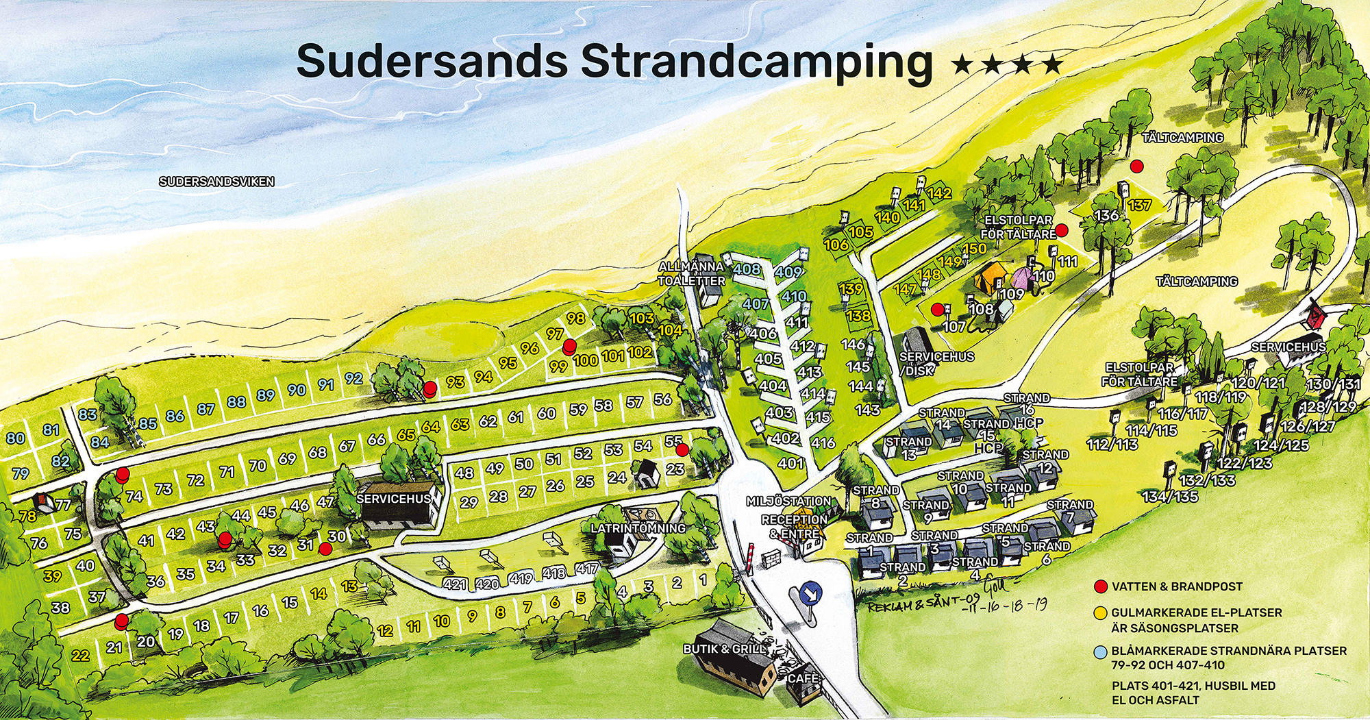 Karta Campingplatser – Karta 2020